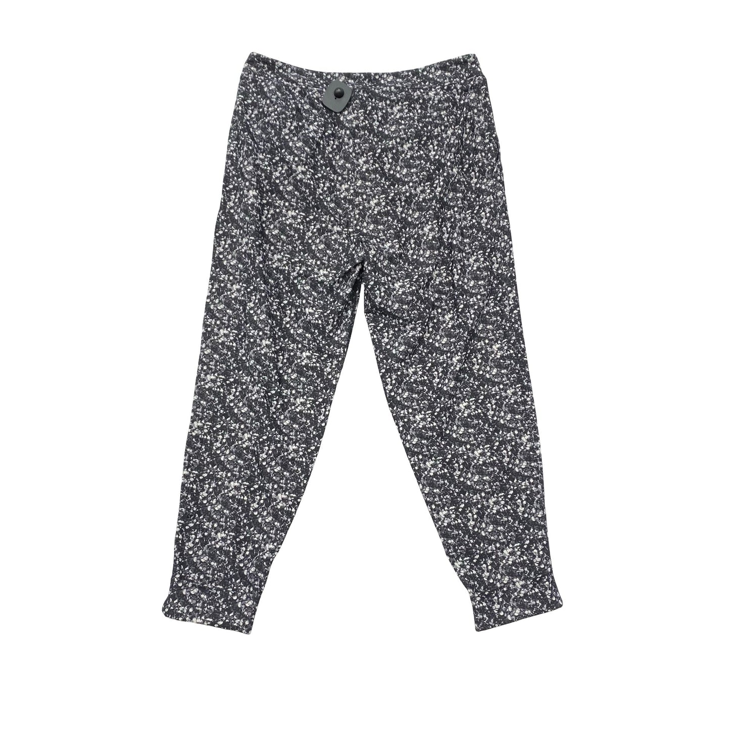 Athletic Pants By Lululemon In Black & White, Size:L