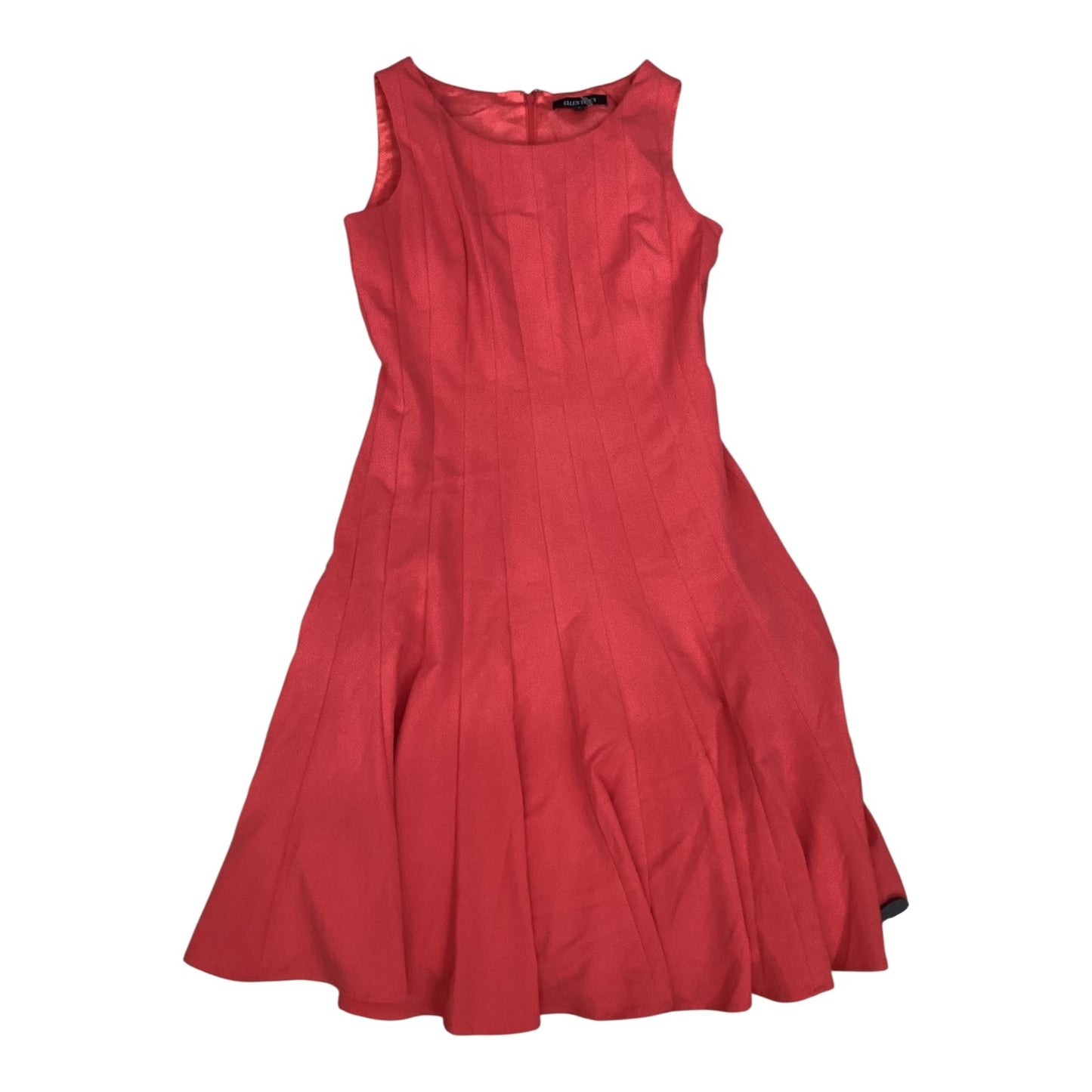 Dress Casual Short By Ellen Tracy In Coral, Size:S