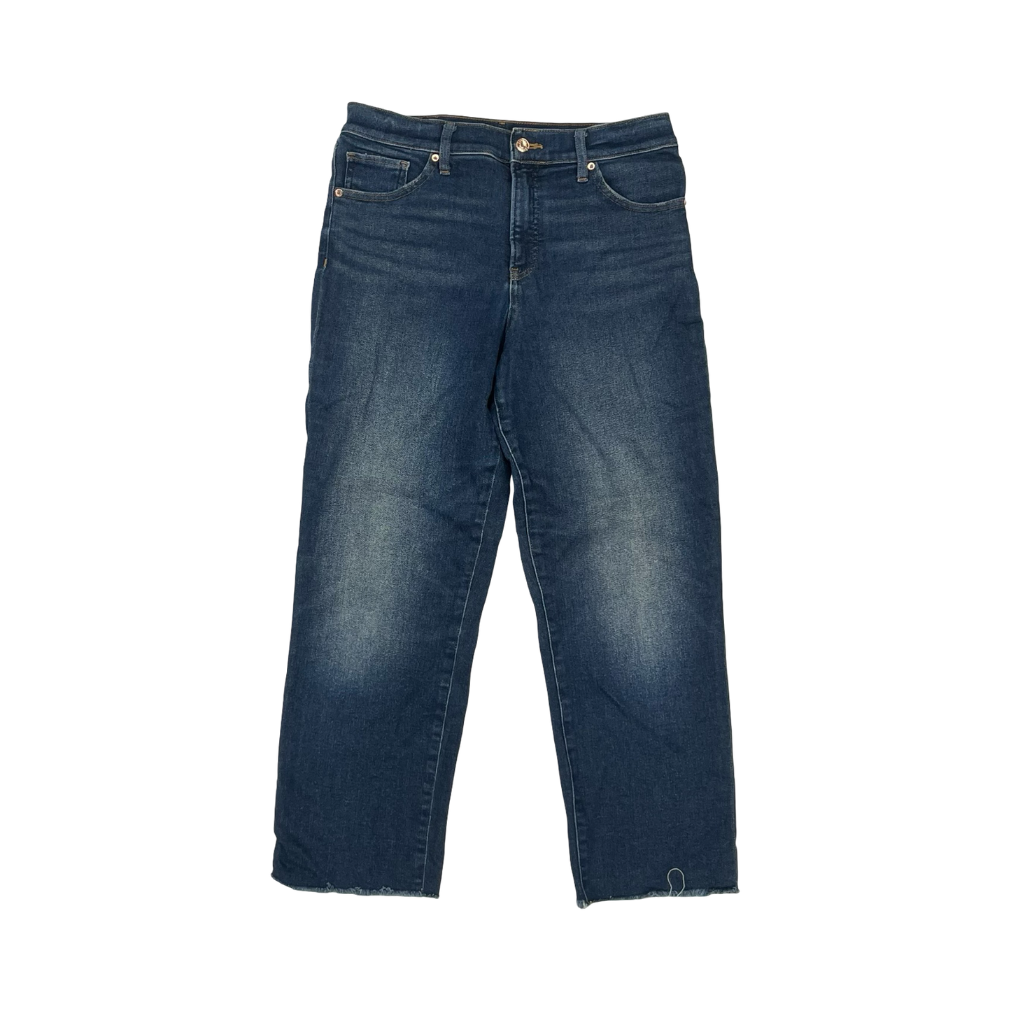 Jeans Straight By Express In Blue Denim, Size:8