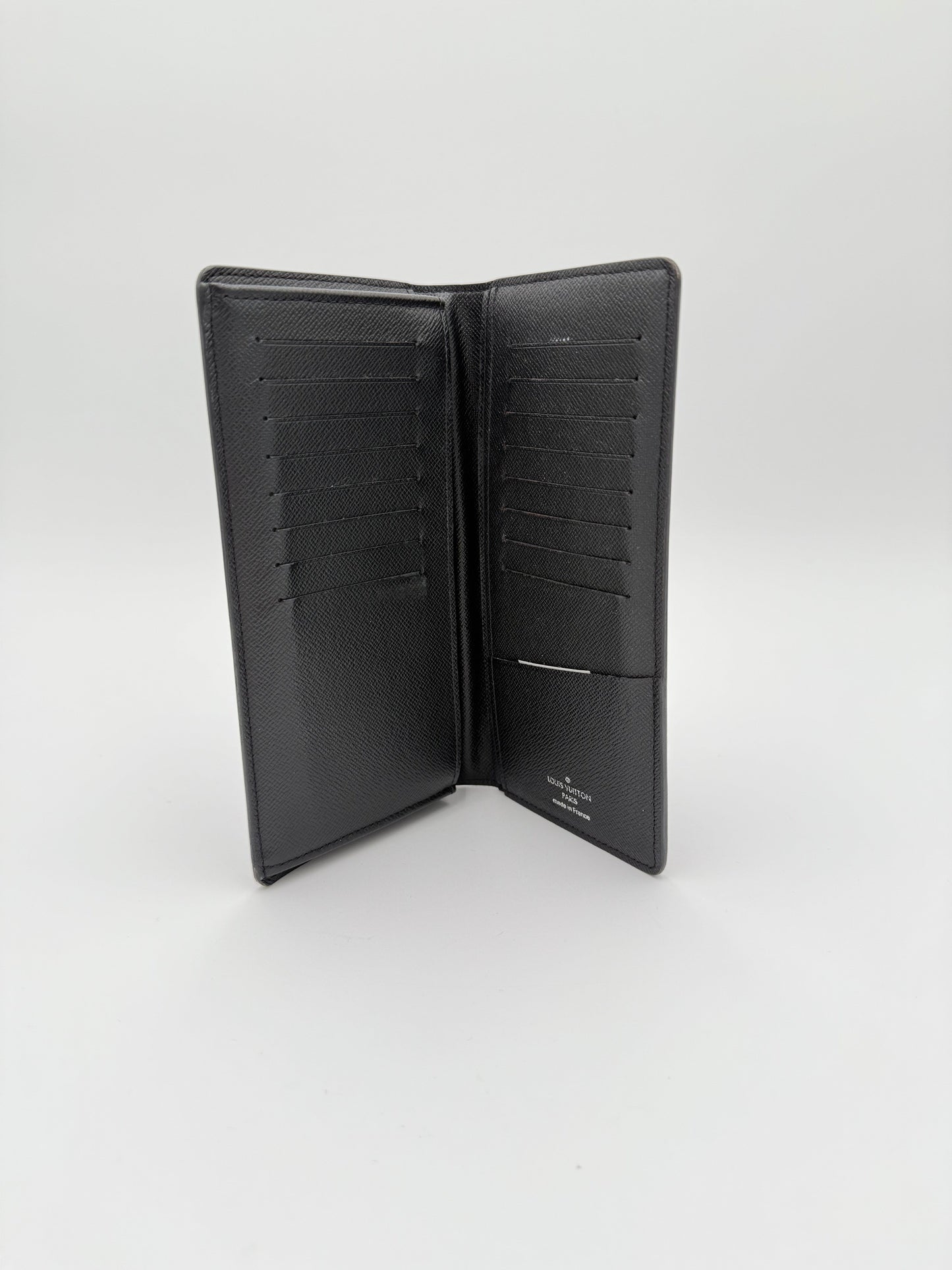 Wallet Luxury Designer By Louis Vuitton In Black & Grey, Size:Large