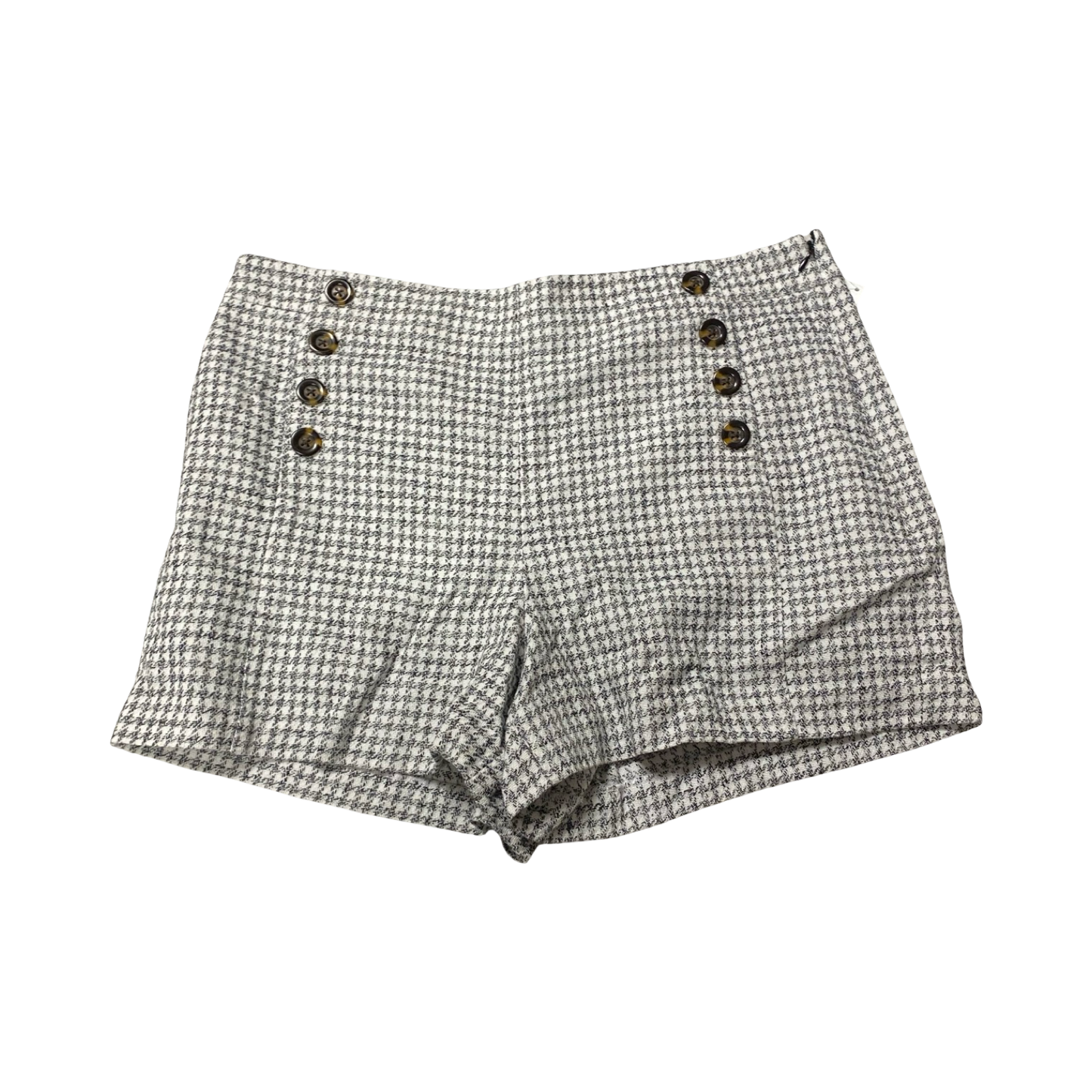 Shorts By Ann Taylor In Black & White, Size:14