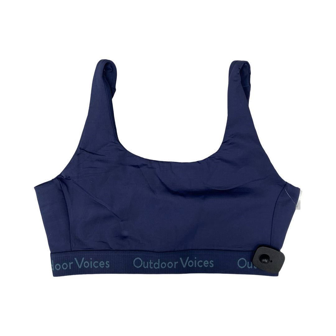 Athletic Bra By Outdoor Voices In Navy, Size:Xl