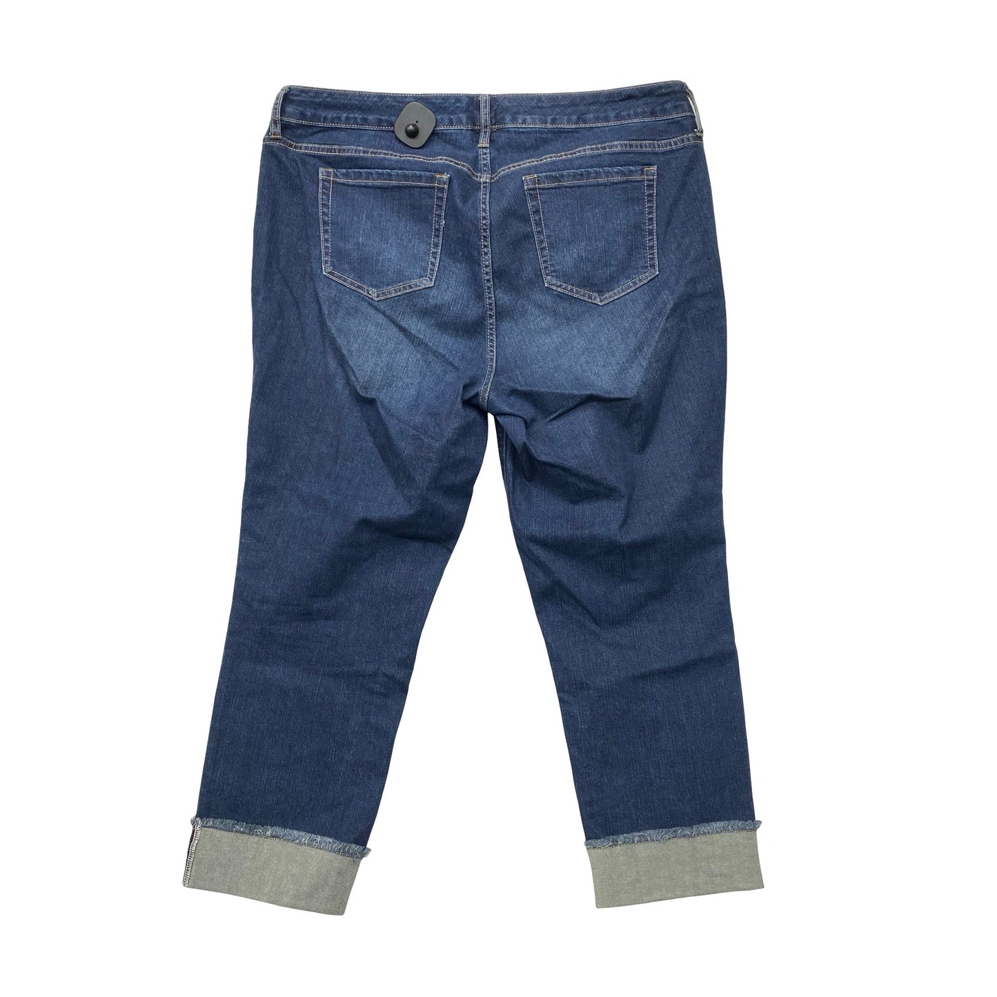 Jeans Cropped By Torrid In Blue, Size:16