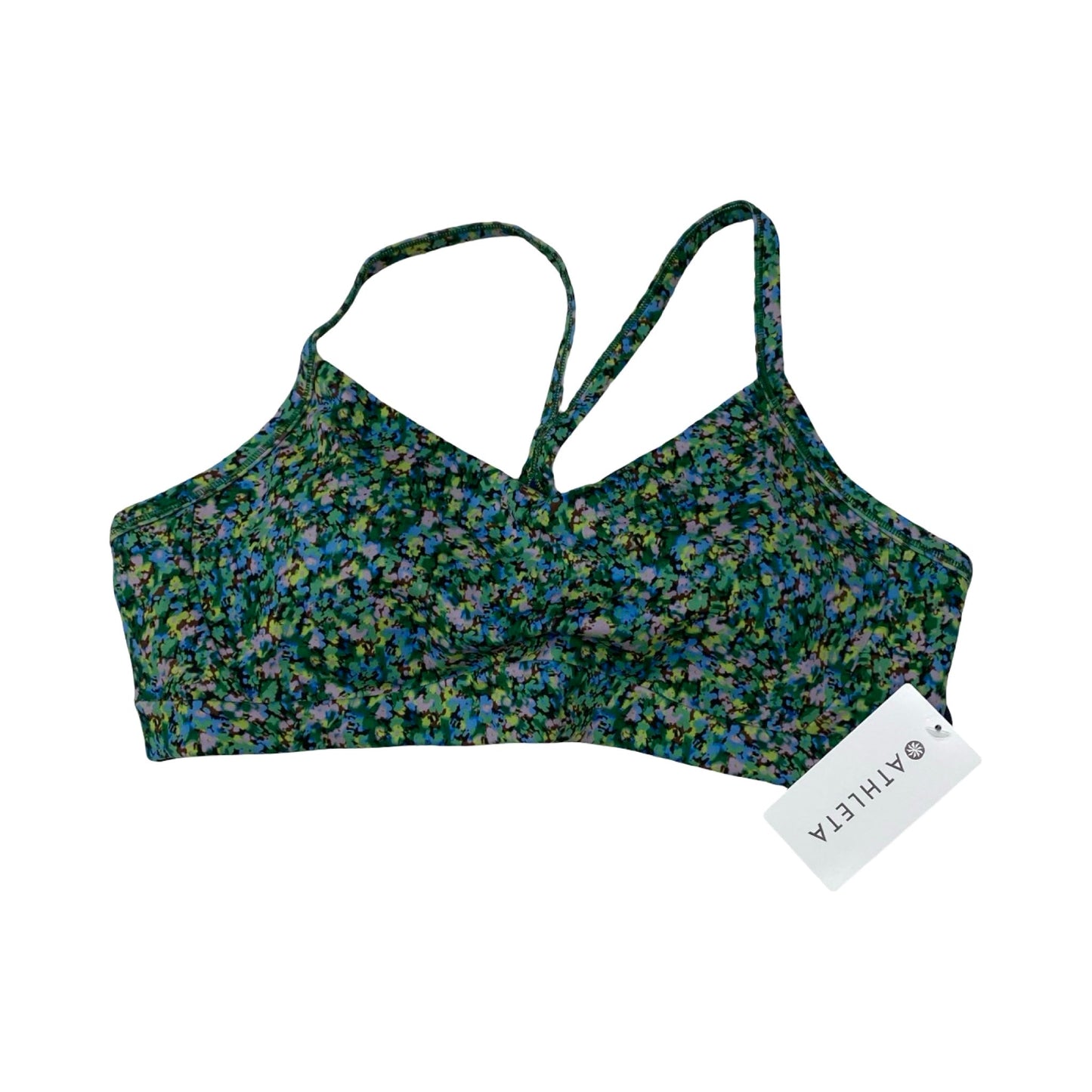 Athletic Bra By Athleta In Multi, Size:L