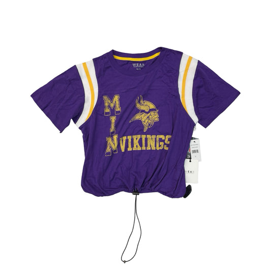Athletic Top Ss By Cmc In Purple, Size:Xl