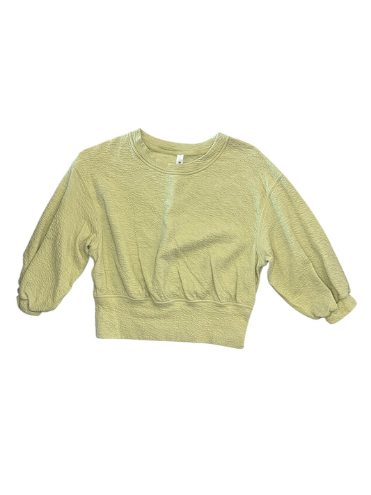 Athletic Top Ss By Lululemon In Green, Size:S