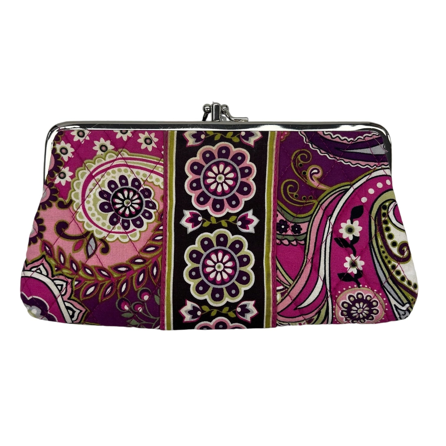 Wallet By Vera Bradley In Pink & Purple, Size:Medium