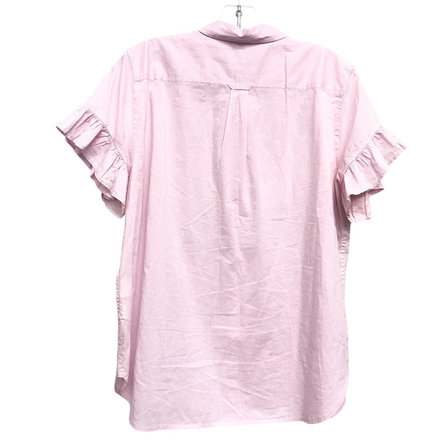 Top Ss By J. Crew In Pink, Size:L