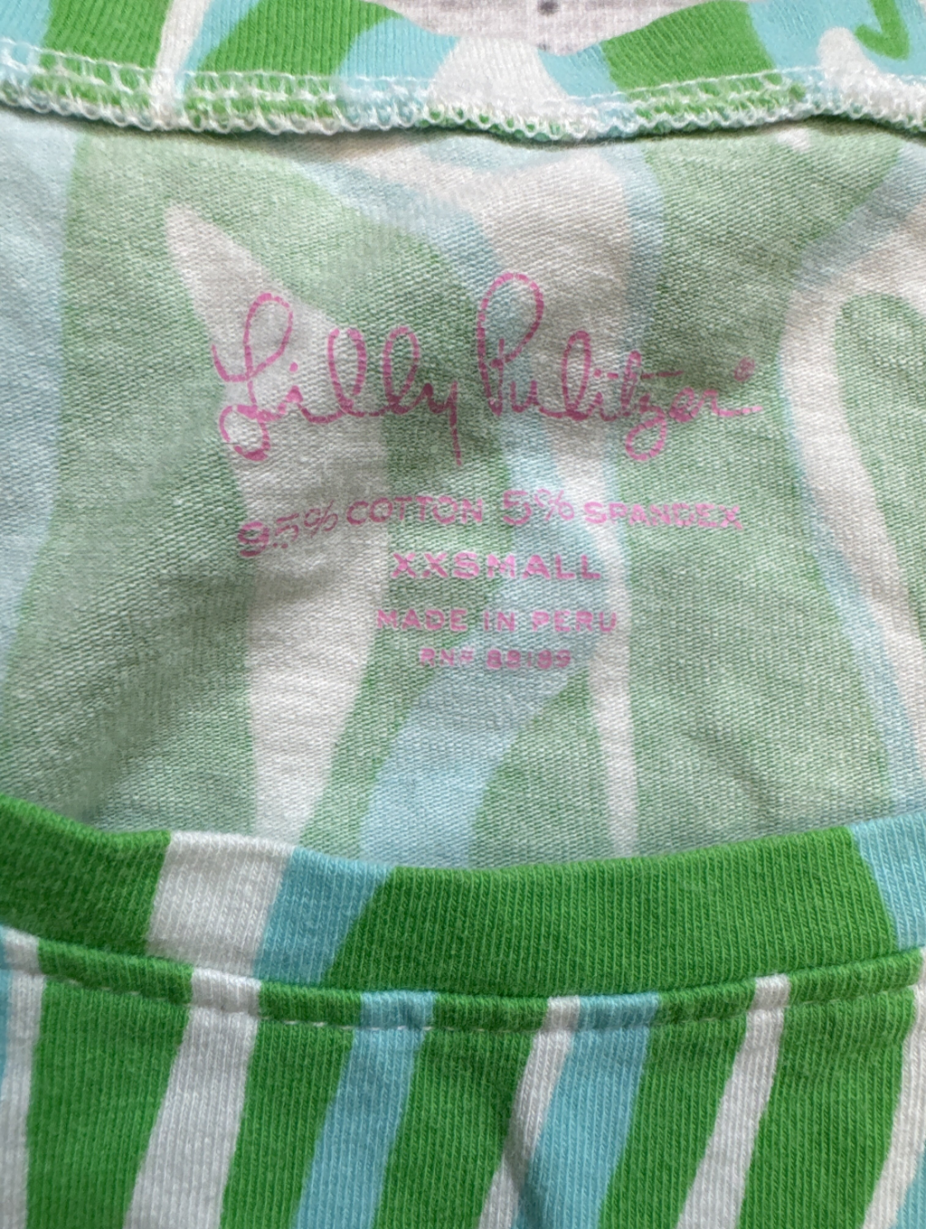 Top Short Sleeve Designer By Lilly Pulitzer  Size: Xxs