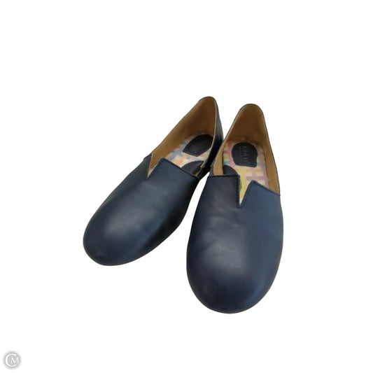 Shoes Flats By Born In Navy, Size: 8.5