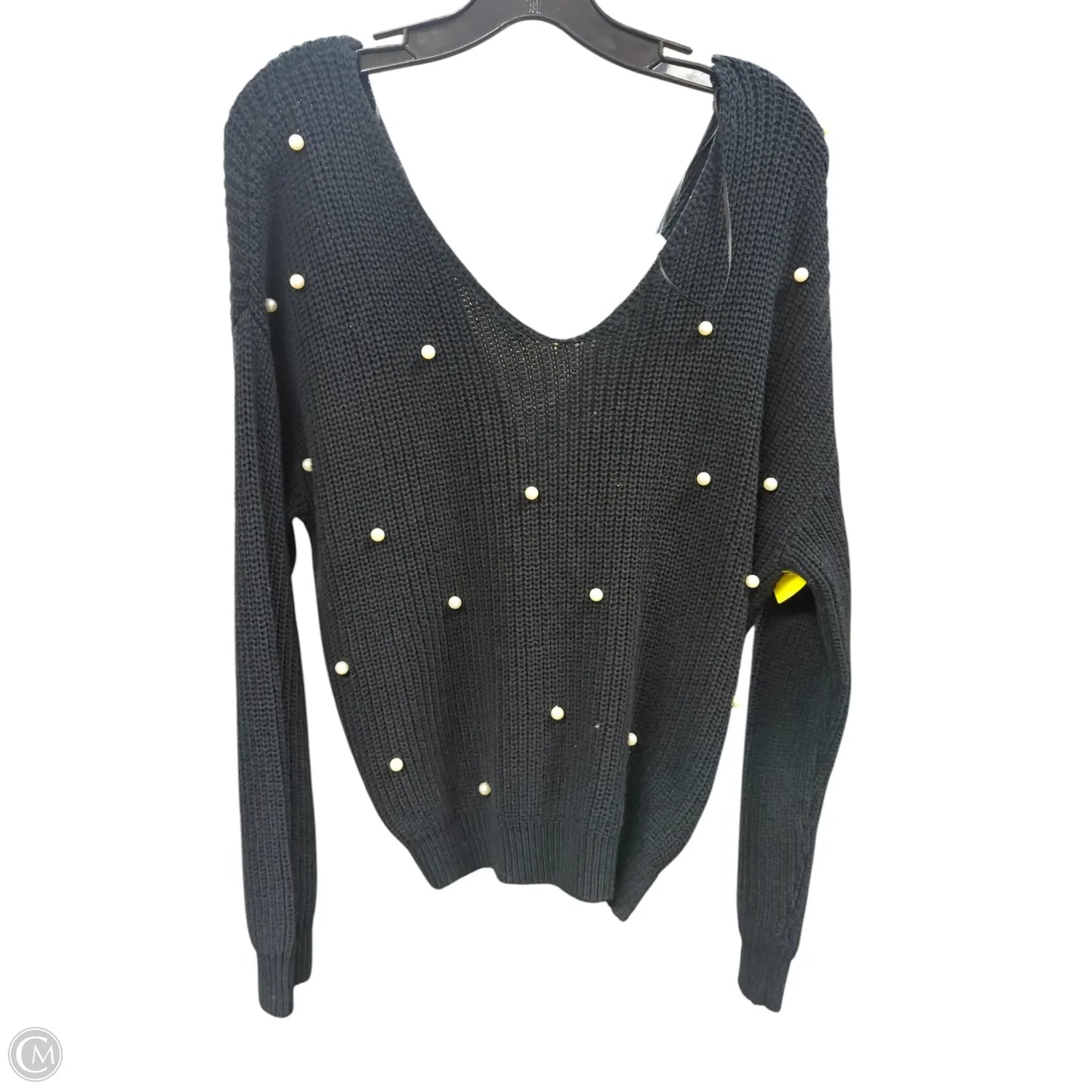 Sweater By Jessica Simpson In Black, Size: L