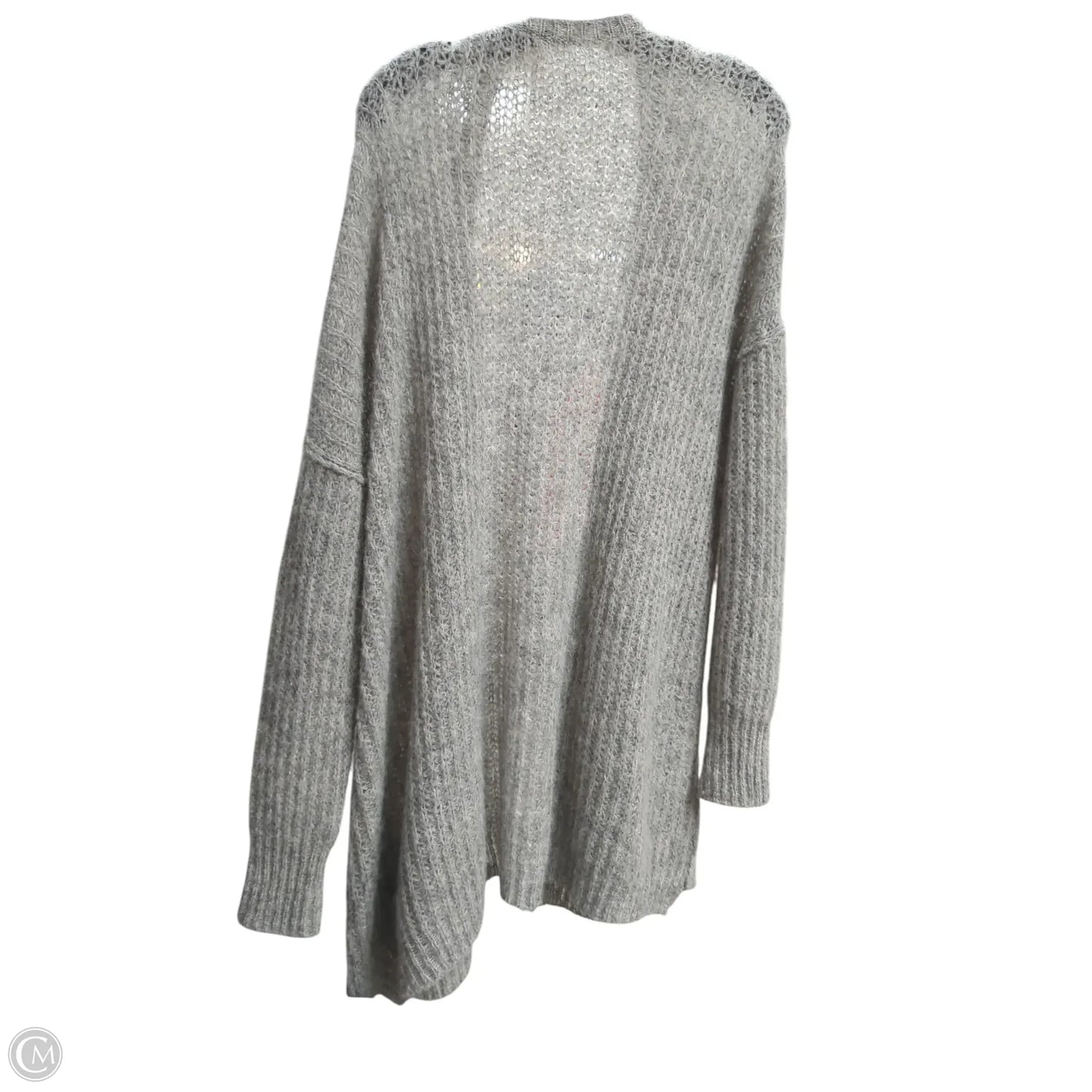 Sweater Cardigan By Free People In Grey, Size: M