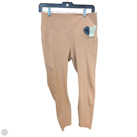 Athletic Pants By Fabletics In Tan, Size: L