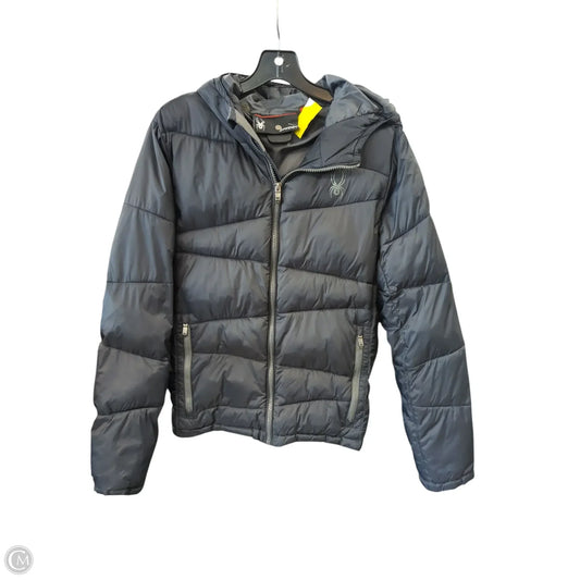 Jacket Puffer & Quilted By Spyder In Black, Size: S