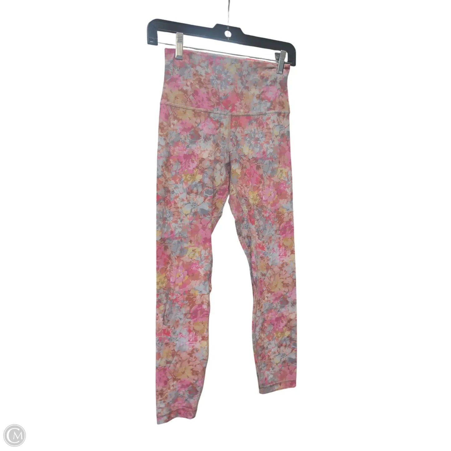 Athletic Leggings By Lululemon In Floral Print, Size: 6
