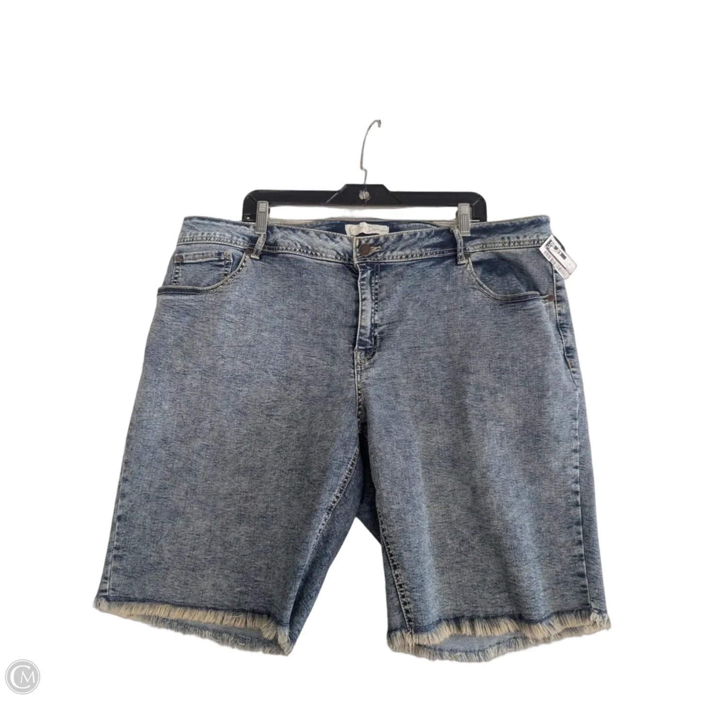 Shorts By Cato In Blue Denim, Size: 18