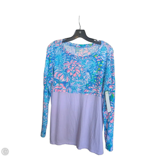Top Long Sleeve Designer By Lilly Pulitzer In Multi-colored, Size: M