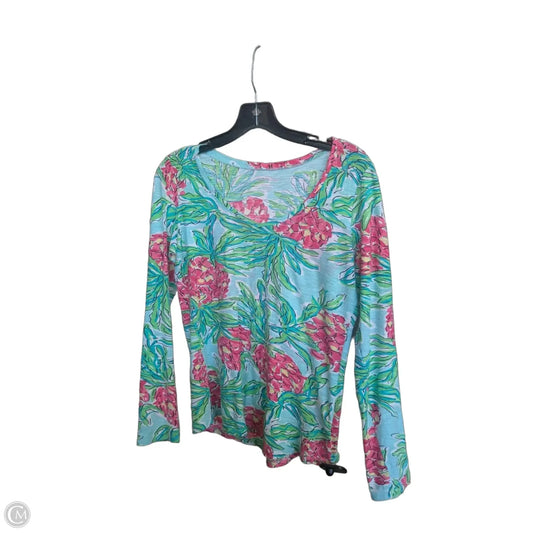 Top Long Sleeve Designer By Lilly Pulitzer In Multi-colored, Size: M