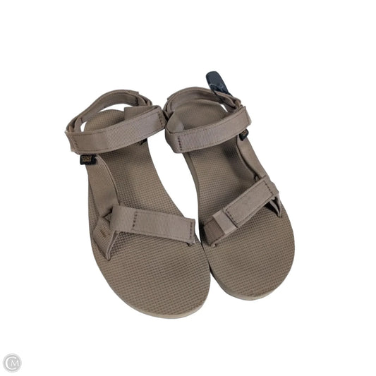 Sandals Flats By Teva In Brown, Size: 7