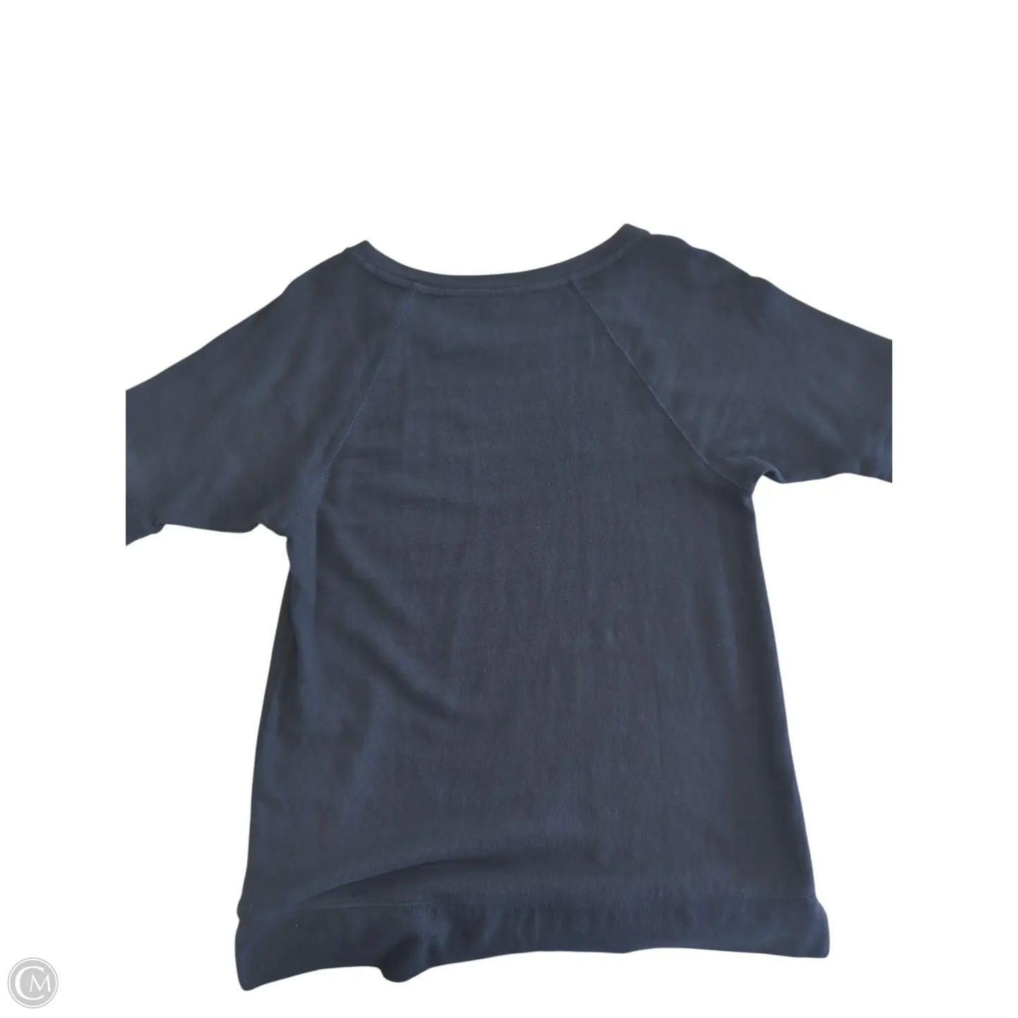 Top Short Sleeve By Loft In Navy, Size: Xs