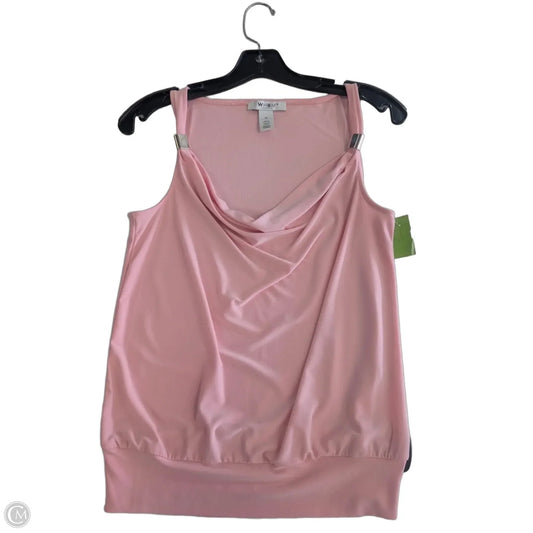 Top Sleeveless By White House Black Market In Pink, Size: Xs