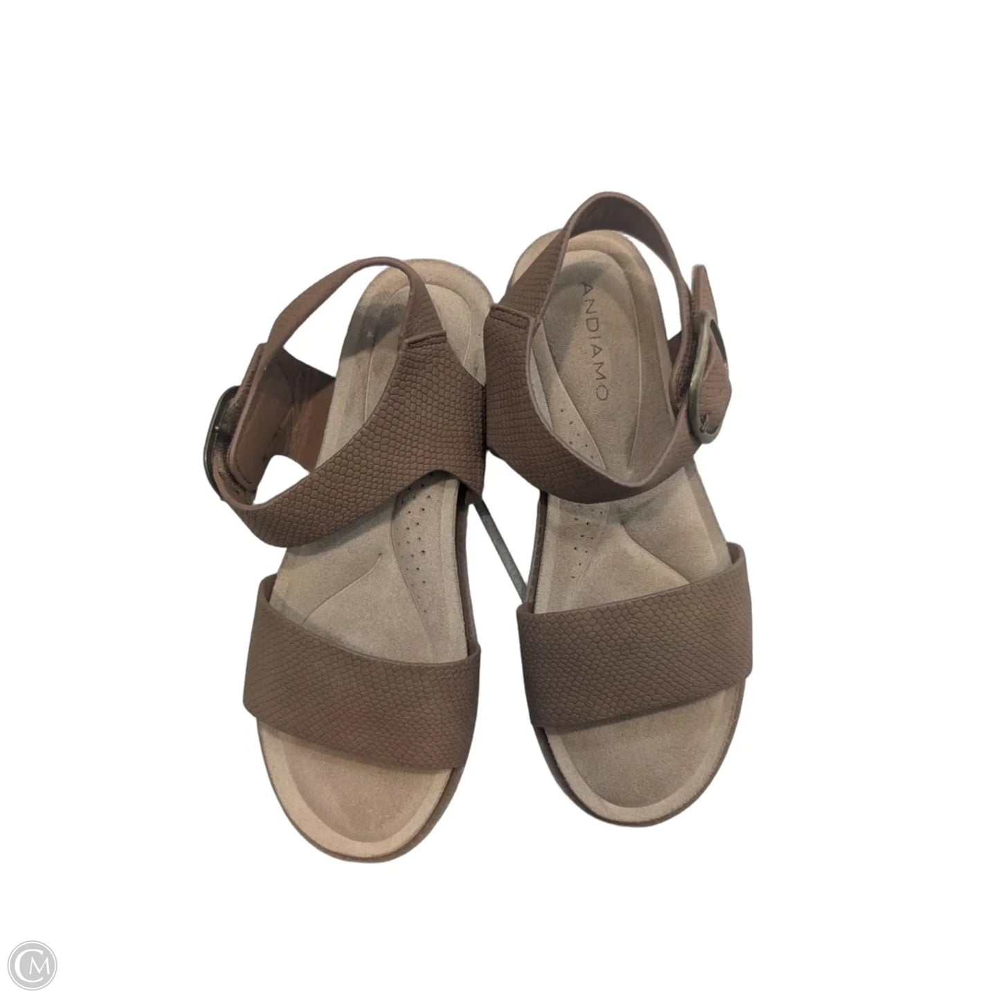 Sandals Flats By Andiano In Brown, Size: 7.5
