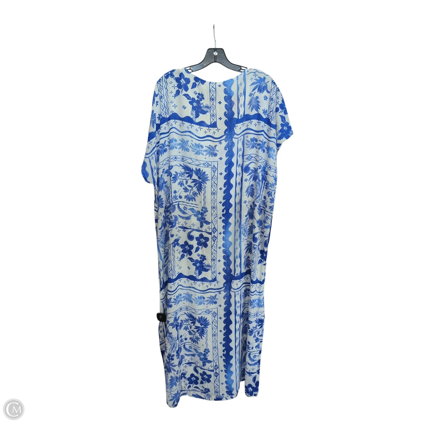 Swimwear Cover-up By Joie In Blue & White, Size: Xl
