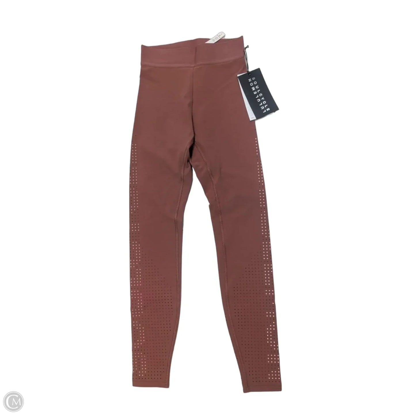 Athletic Leggings By Lululemon In Brown, Size: 4