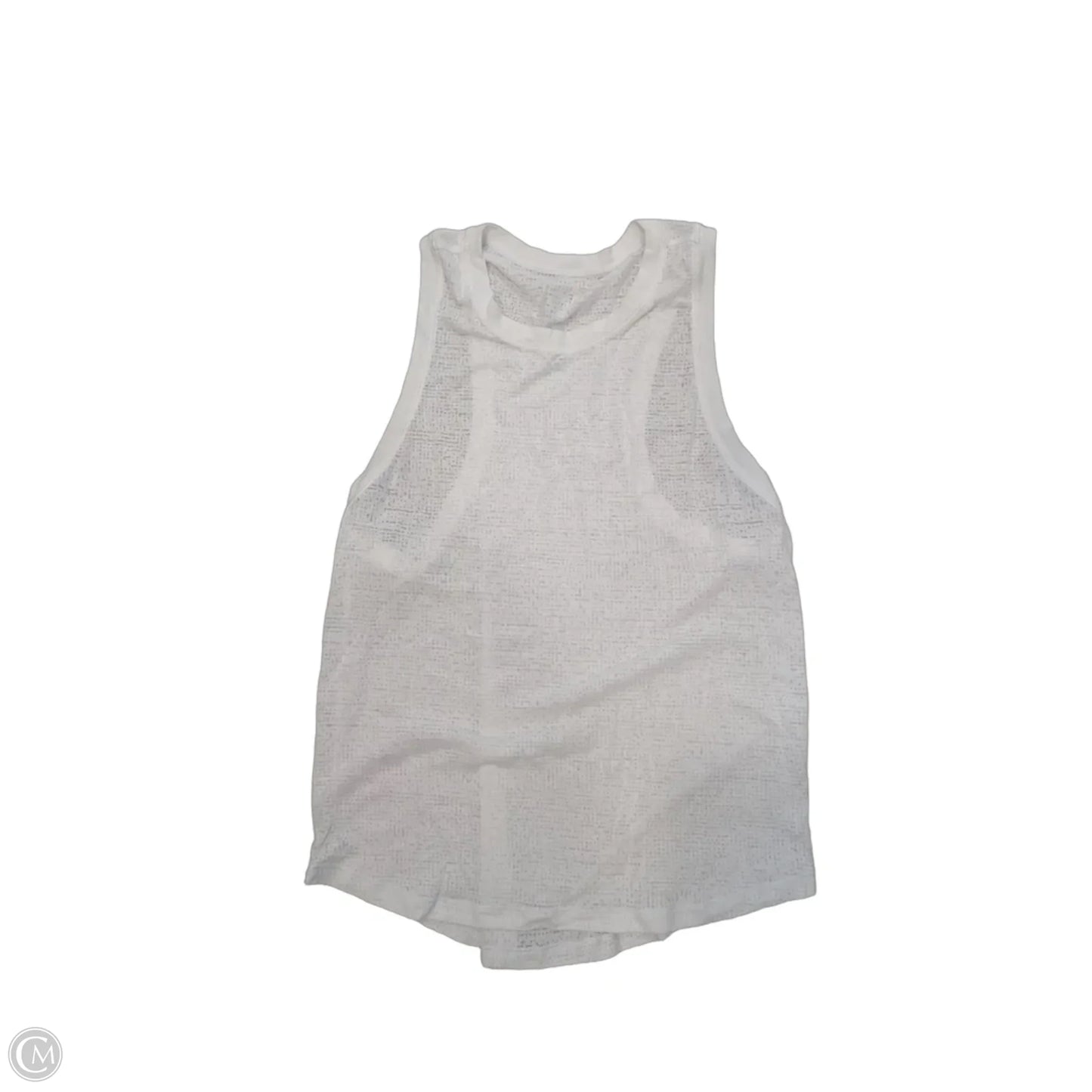 Athletic Tank Top By Lululemon In White, Size: 6
