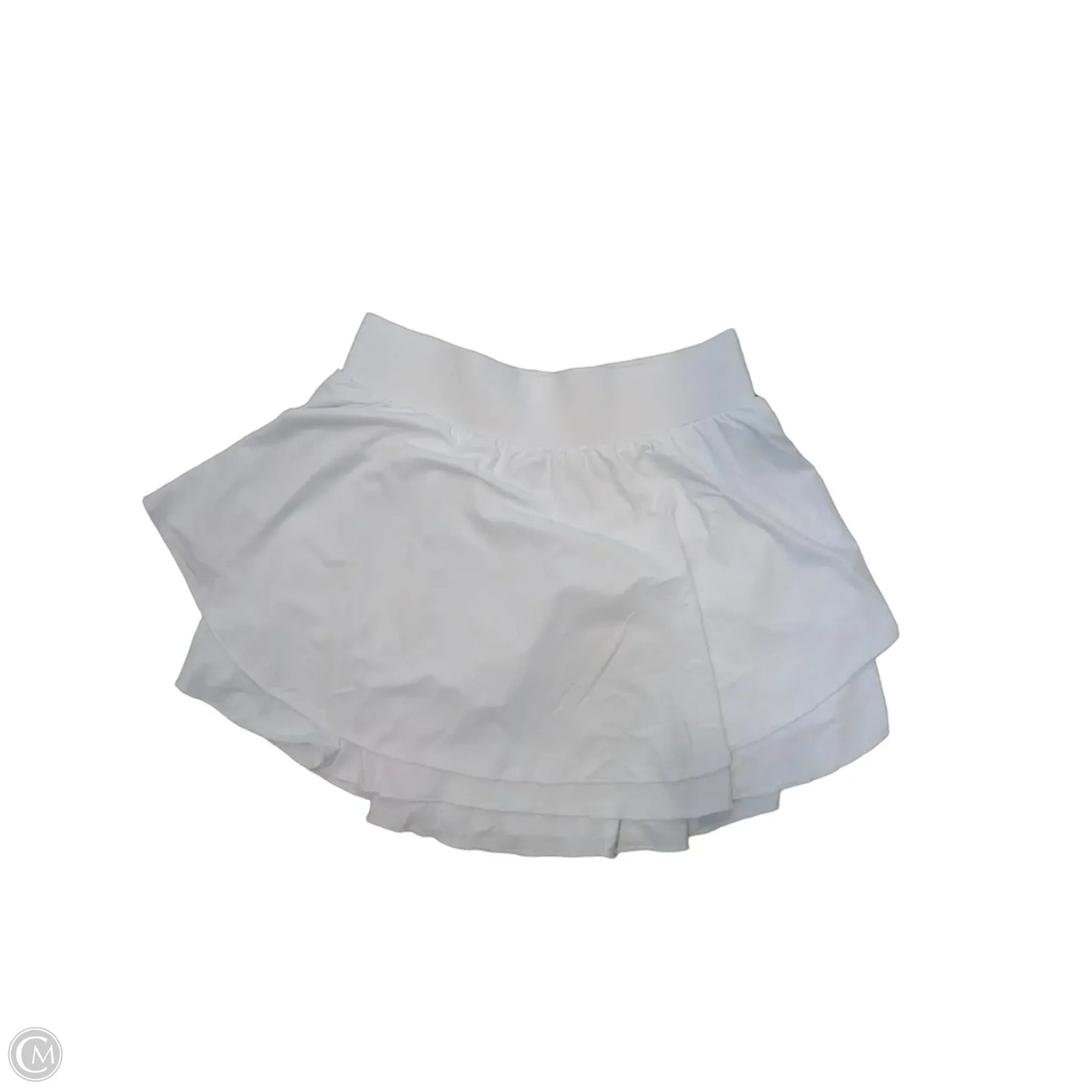 Athletic Skort By Clothes Mentor In White, Size: S
