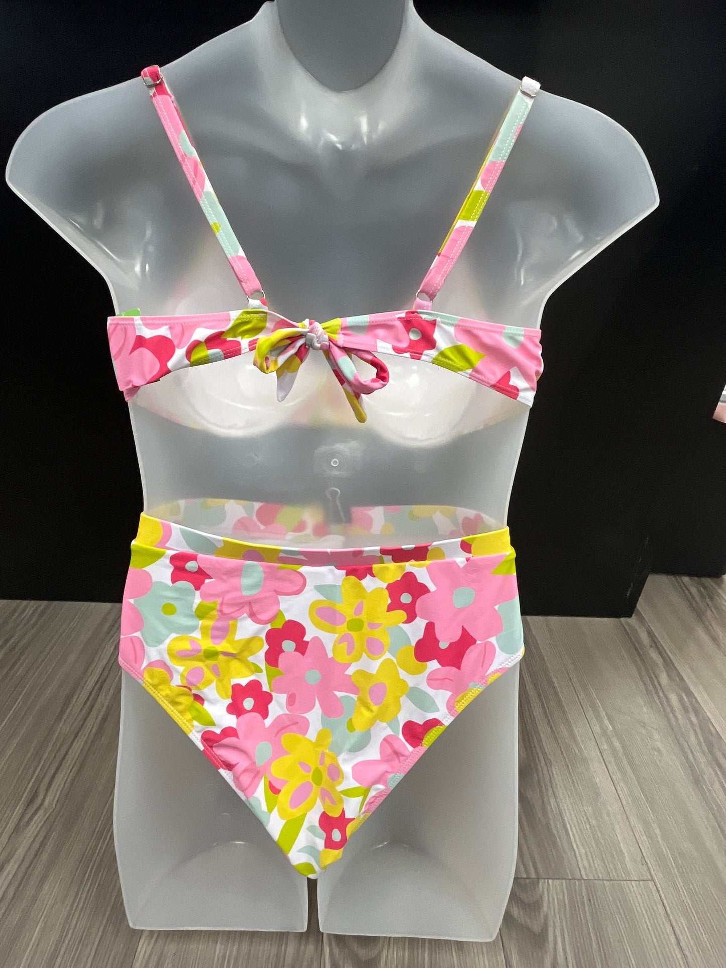 Floral Swimsuit 2pc Shein, Size 2x