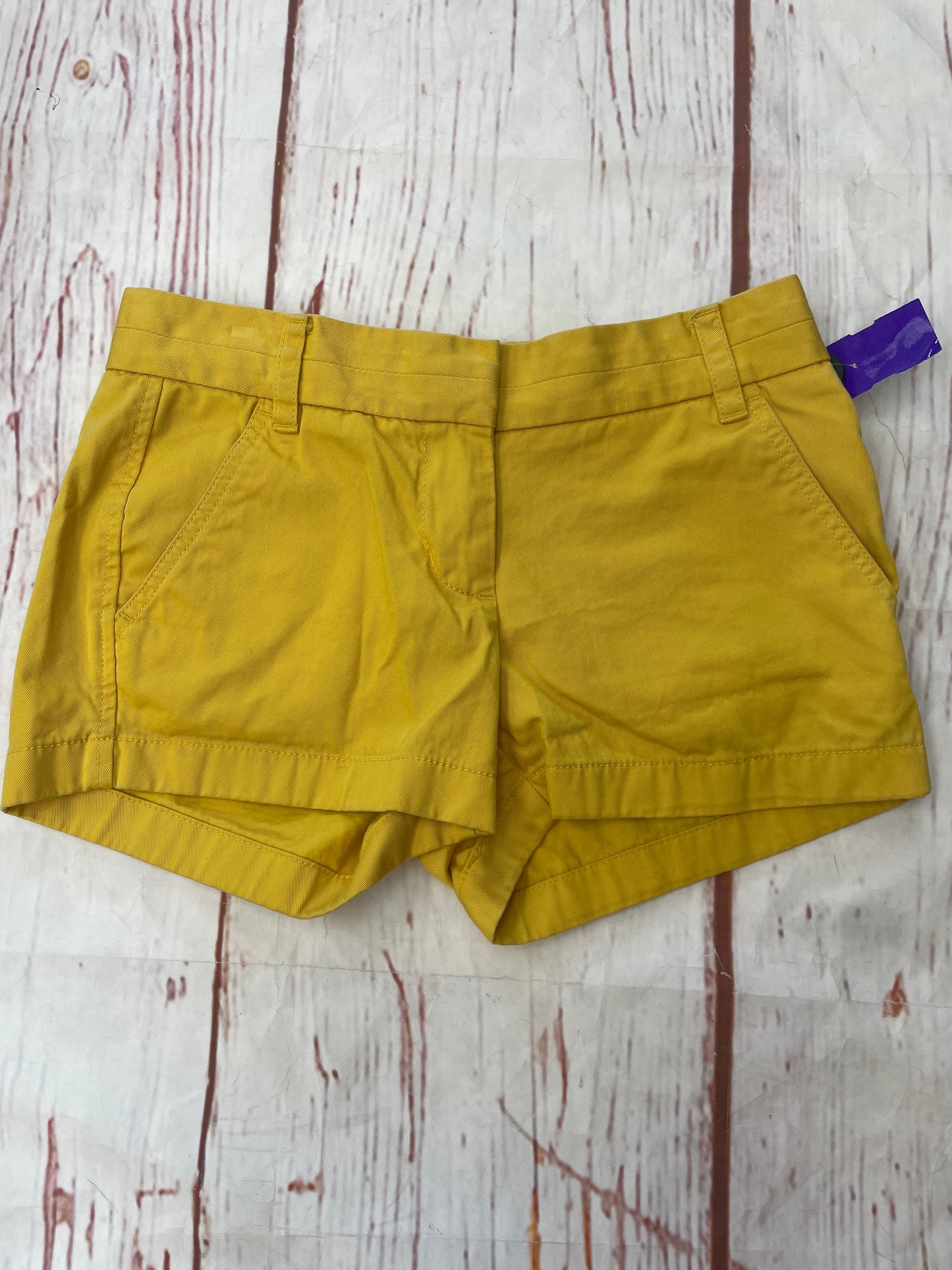 Yellow Shorts J Crew, Size 0