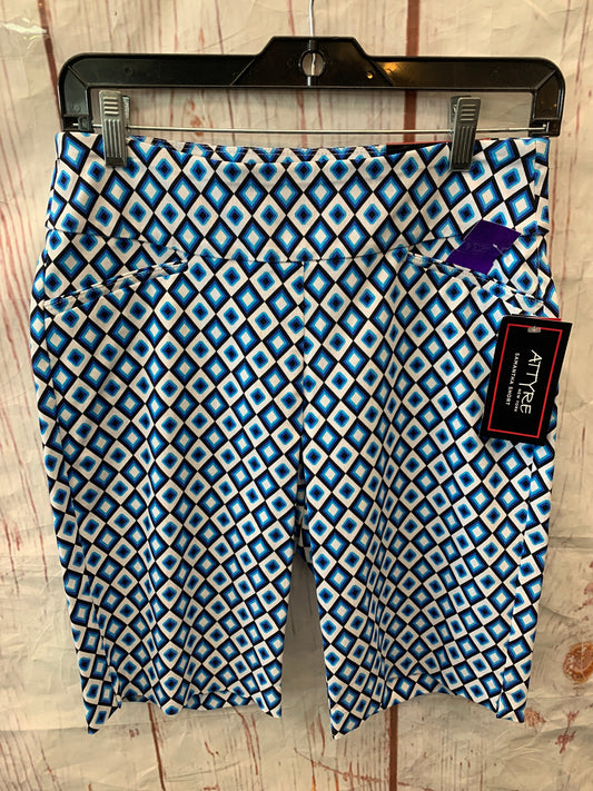 Blue White Shorts Attyre, Size 2