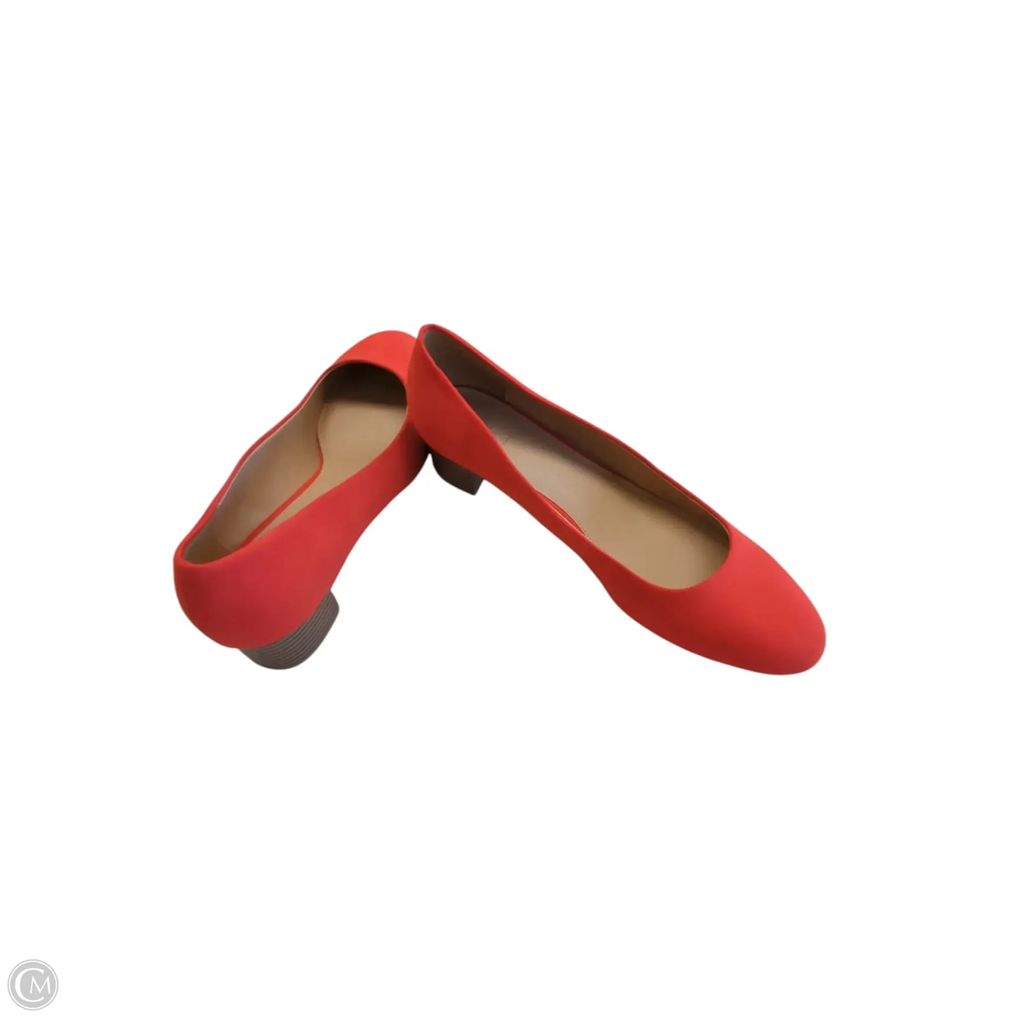 Shoes Heels Block By Loft In Red, Size: 10.5