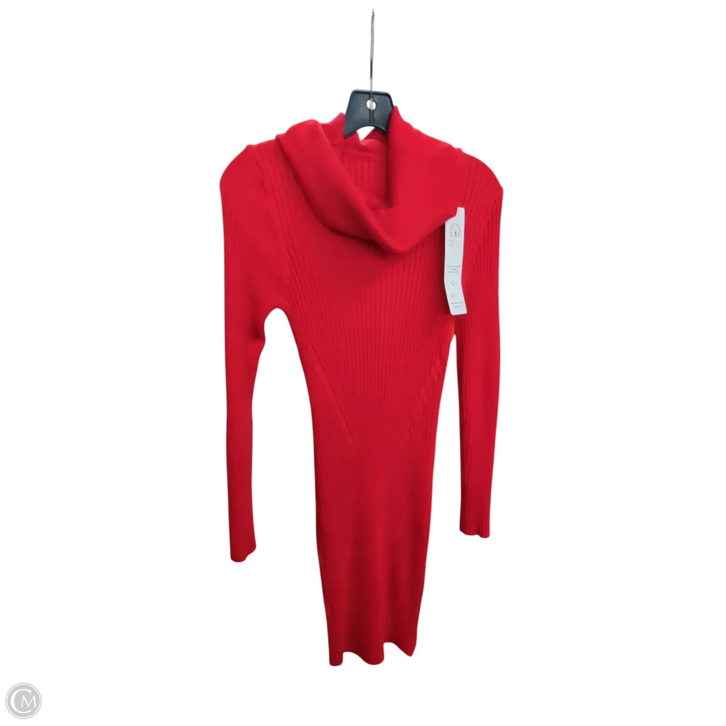 Dress Casual Midi By Clothes Mentor In Red, Size: L