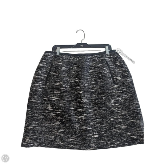 Skirt Mini & Short By Talbots In Black & White, Size: 14p
