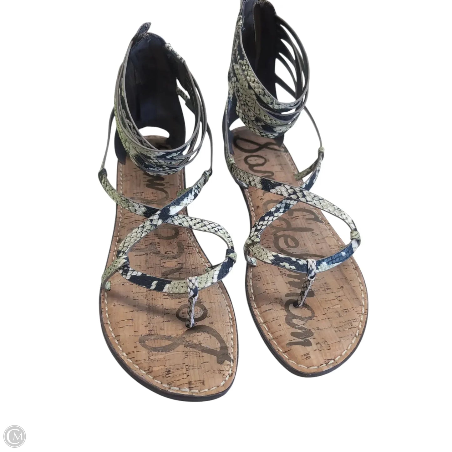 Sandals Flats By Sam Edelman In Green, Size: 10