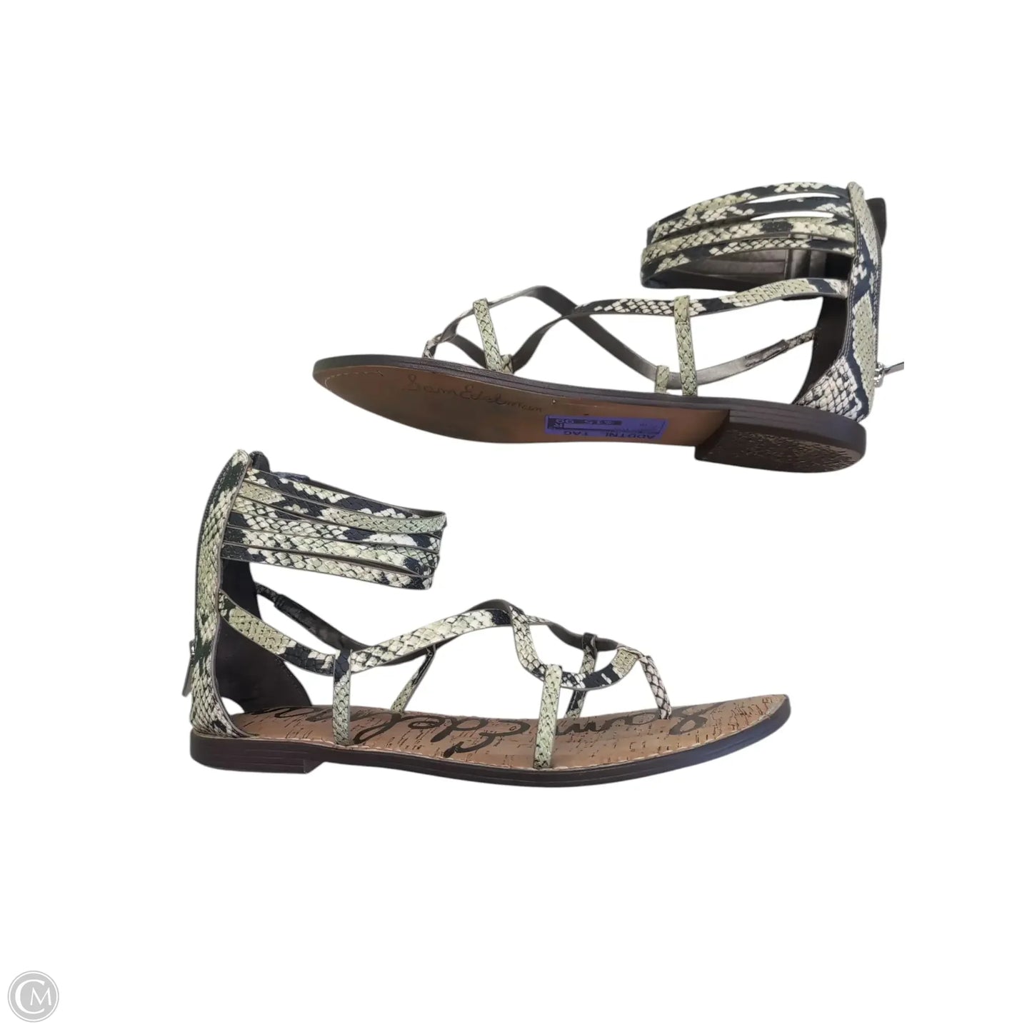 Sandals Flats By Sam Edelman In Green, Size: 10