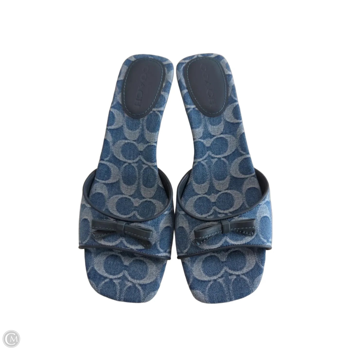 Sandals Designer By Coach In Blue, Size: 8.5