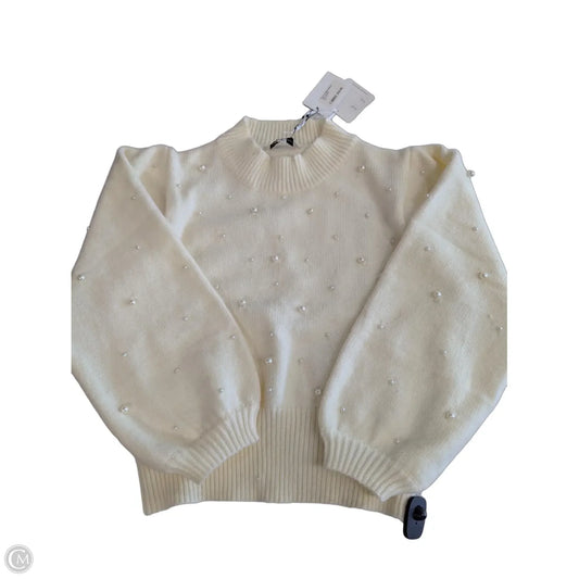 Sweater By Davi & Dani In White, Size: M