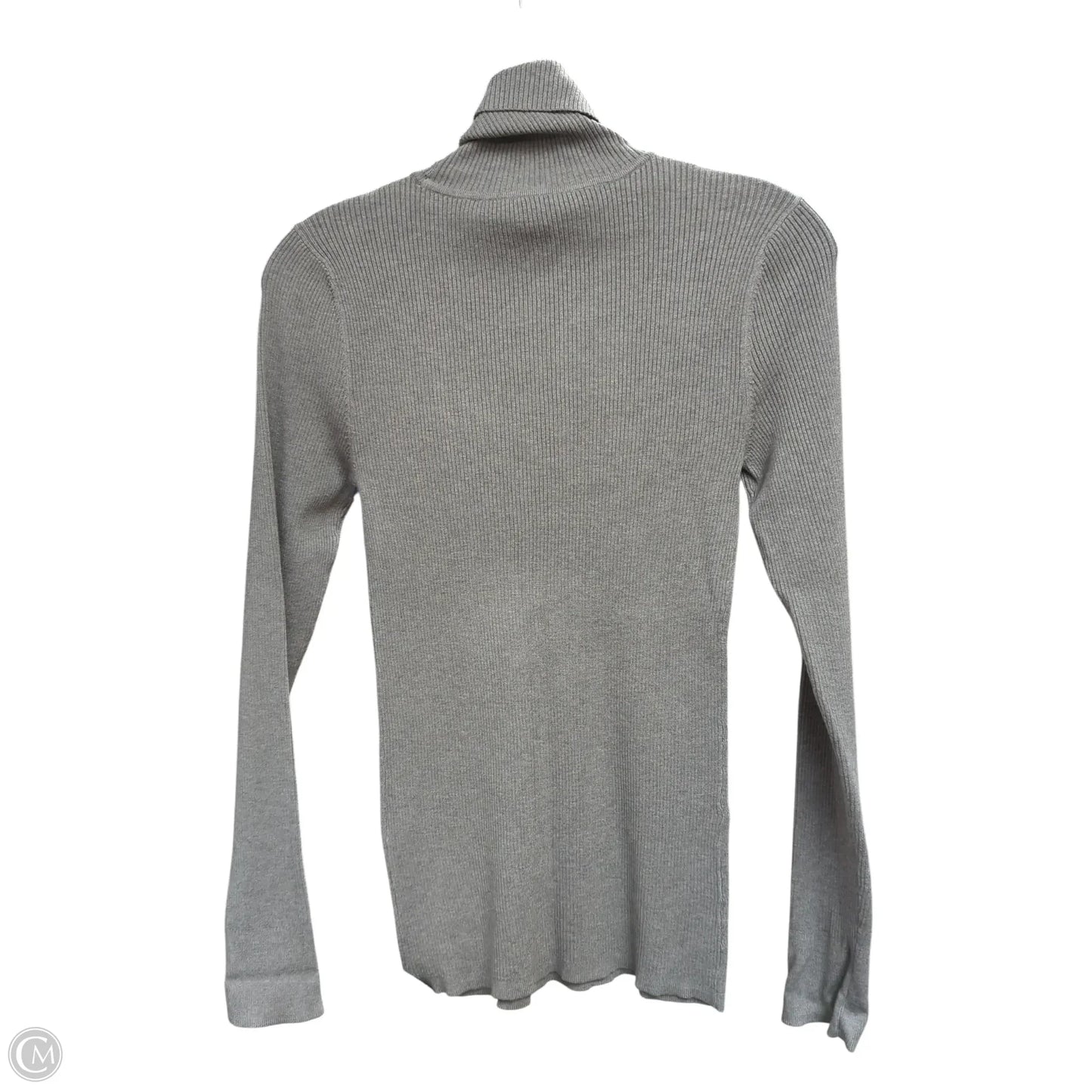 Top Long Sleeve By White House Black Market In Grey, Size: M
