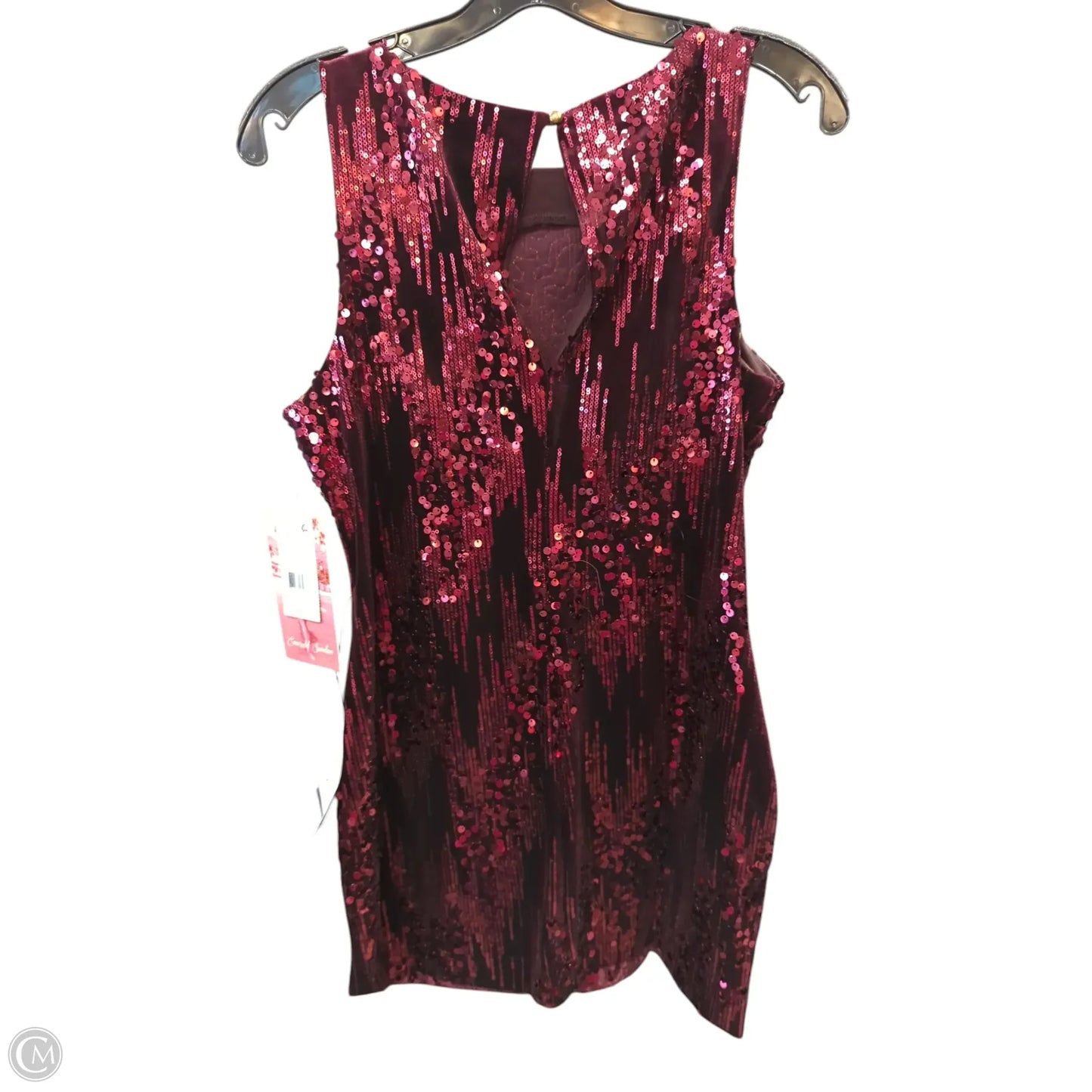 Dress Party Short By Clothes Mentor In Maroon, Size: L