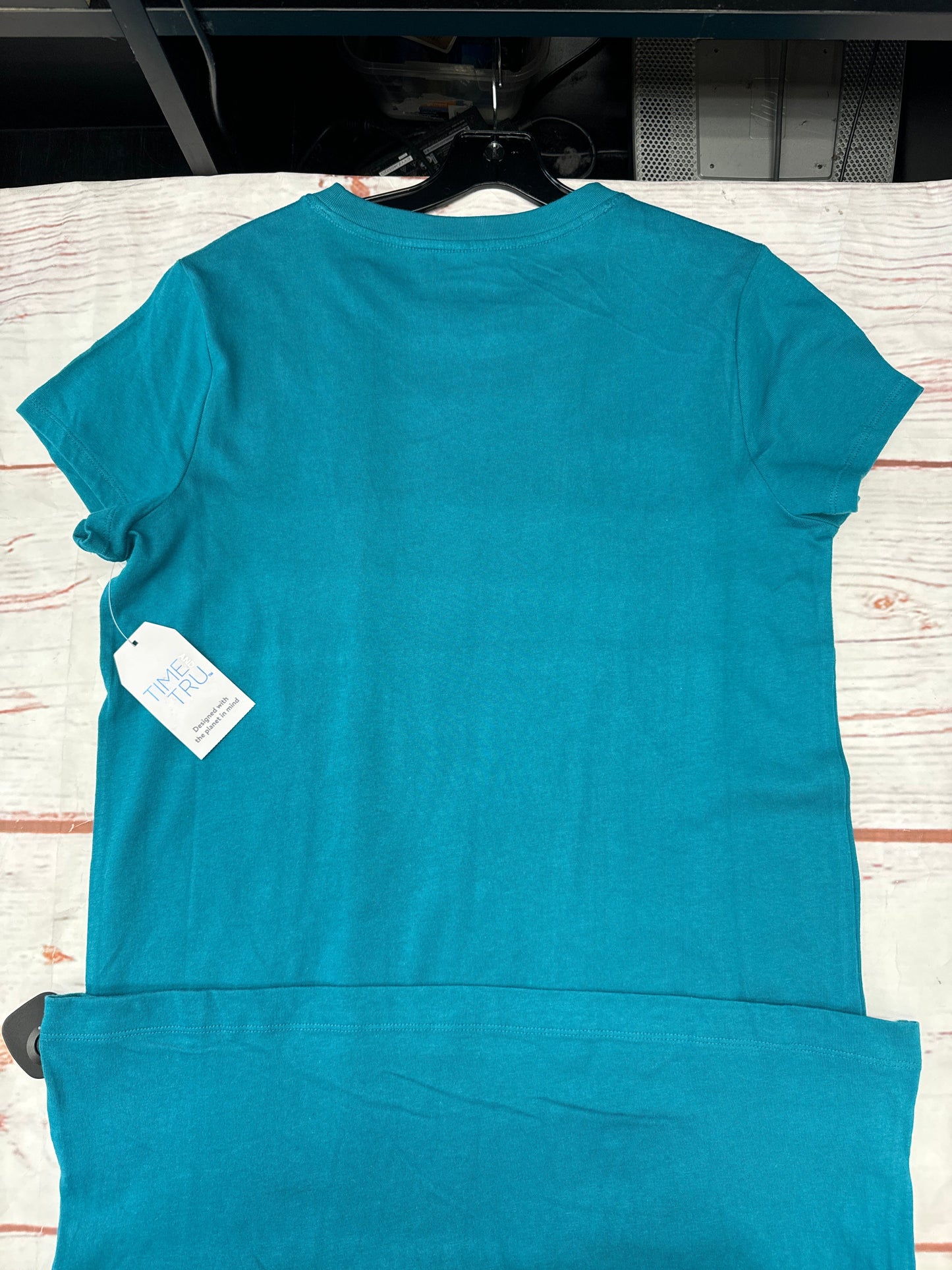 Dress Casual Short By Time And Tru In Teal, Size: S