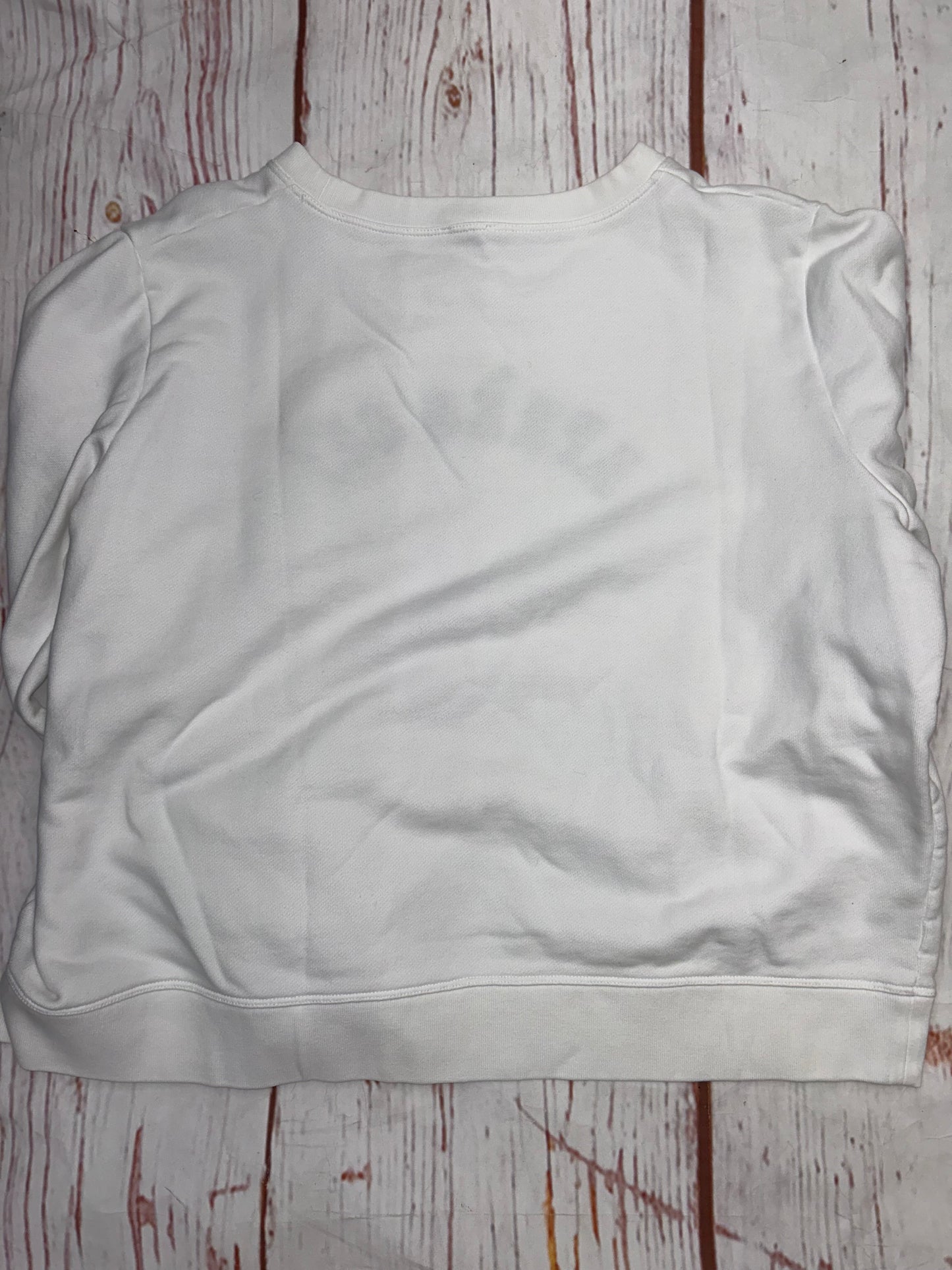 Sweatshirt Crewneck By J Crew In White, Size: Xl