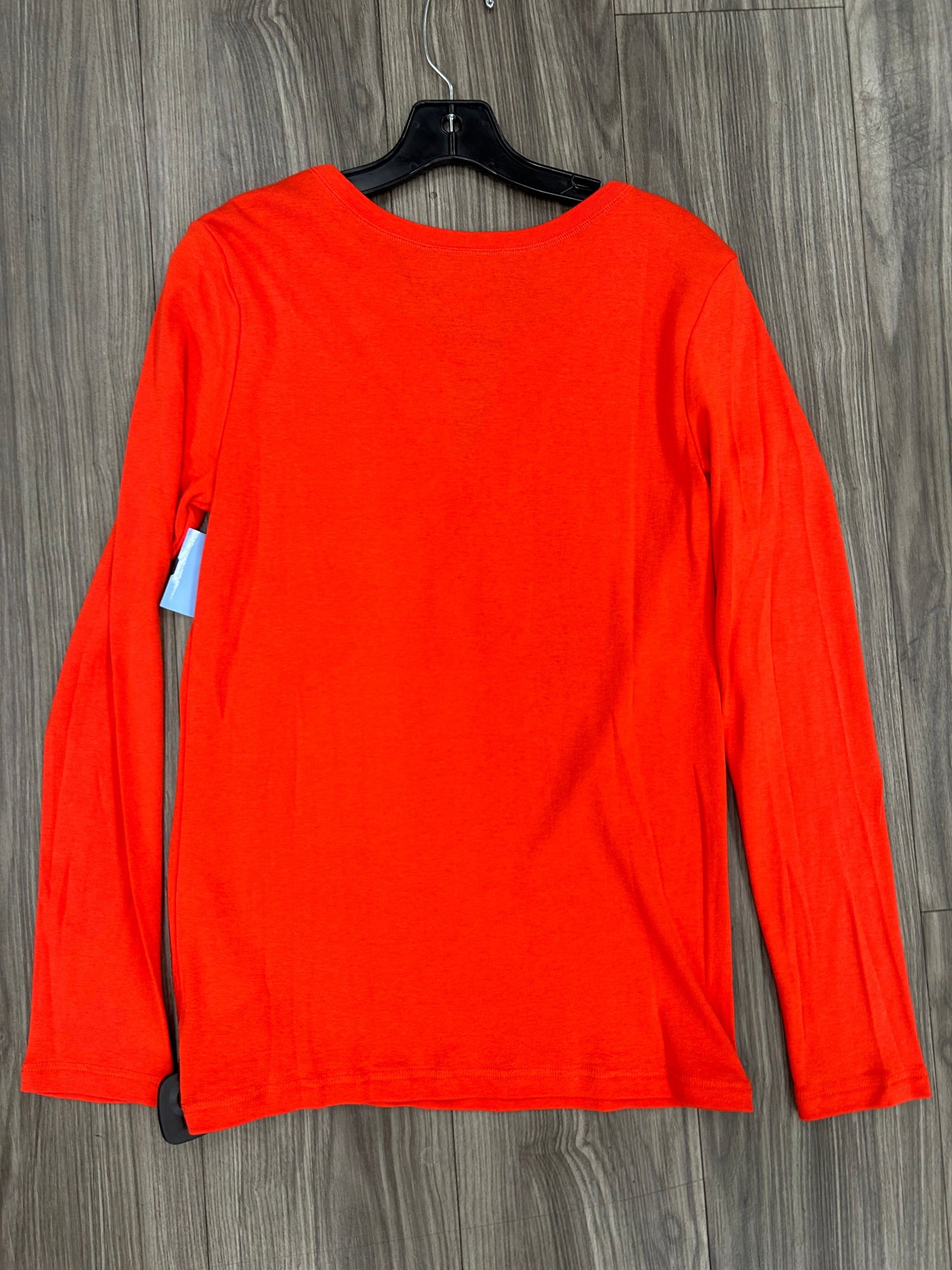 Top Long Sleeve By Gap In Red, Size: L