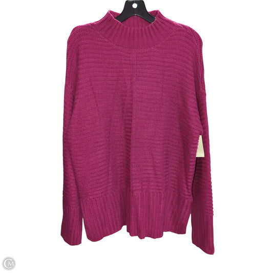 Sweater By Apt 9 In Purple, Size: L