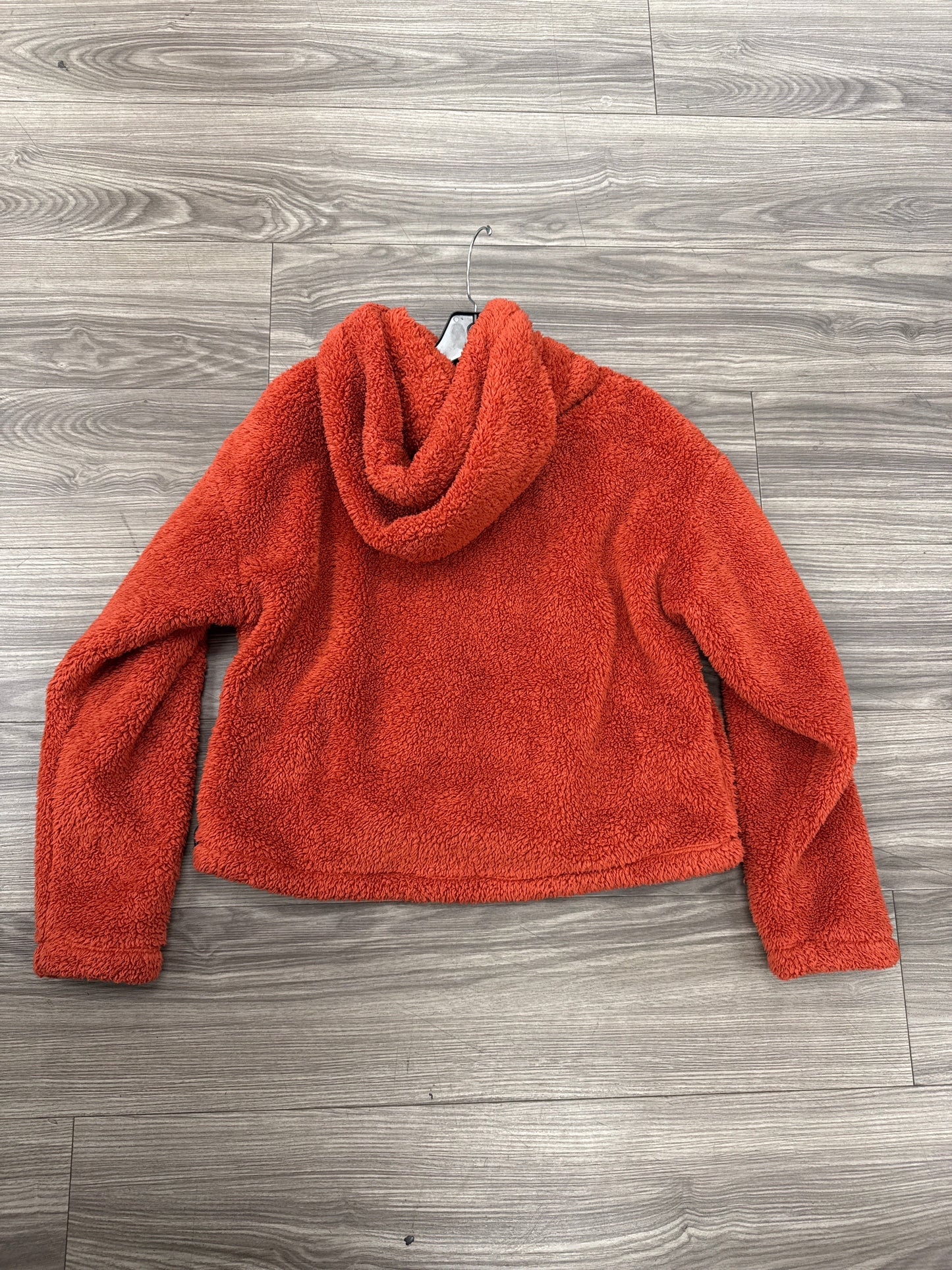 Jacket Faux Fur & Sherpa By Pink In Orange, Size: S