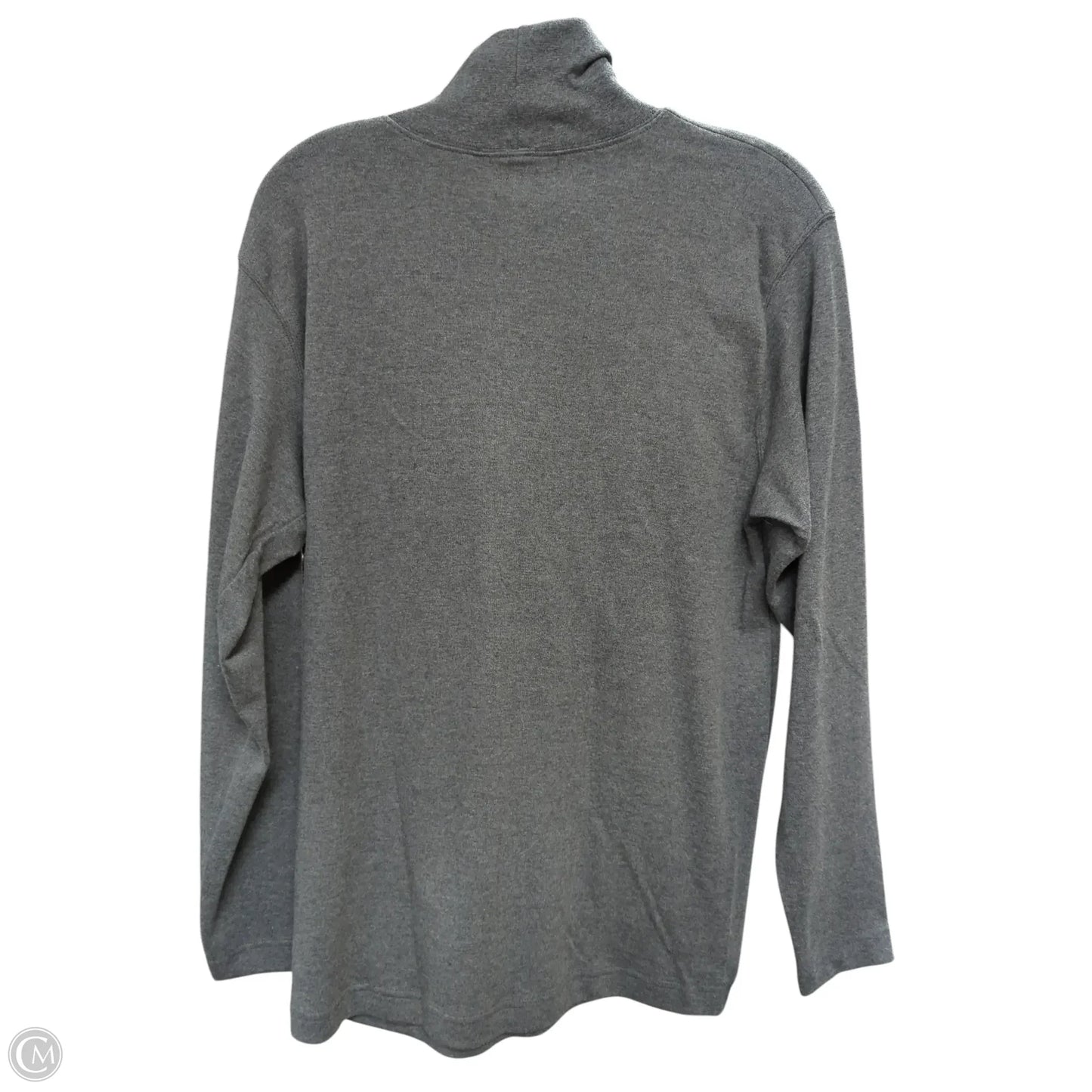 Top Long Sleeve By Rafaella In Grey, Size: M
