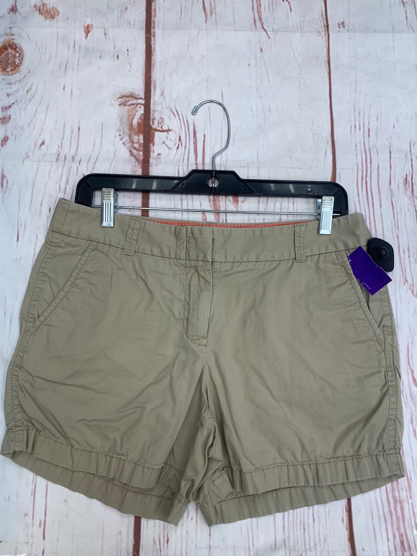 Khaki Shorts J Crew O, Size 8