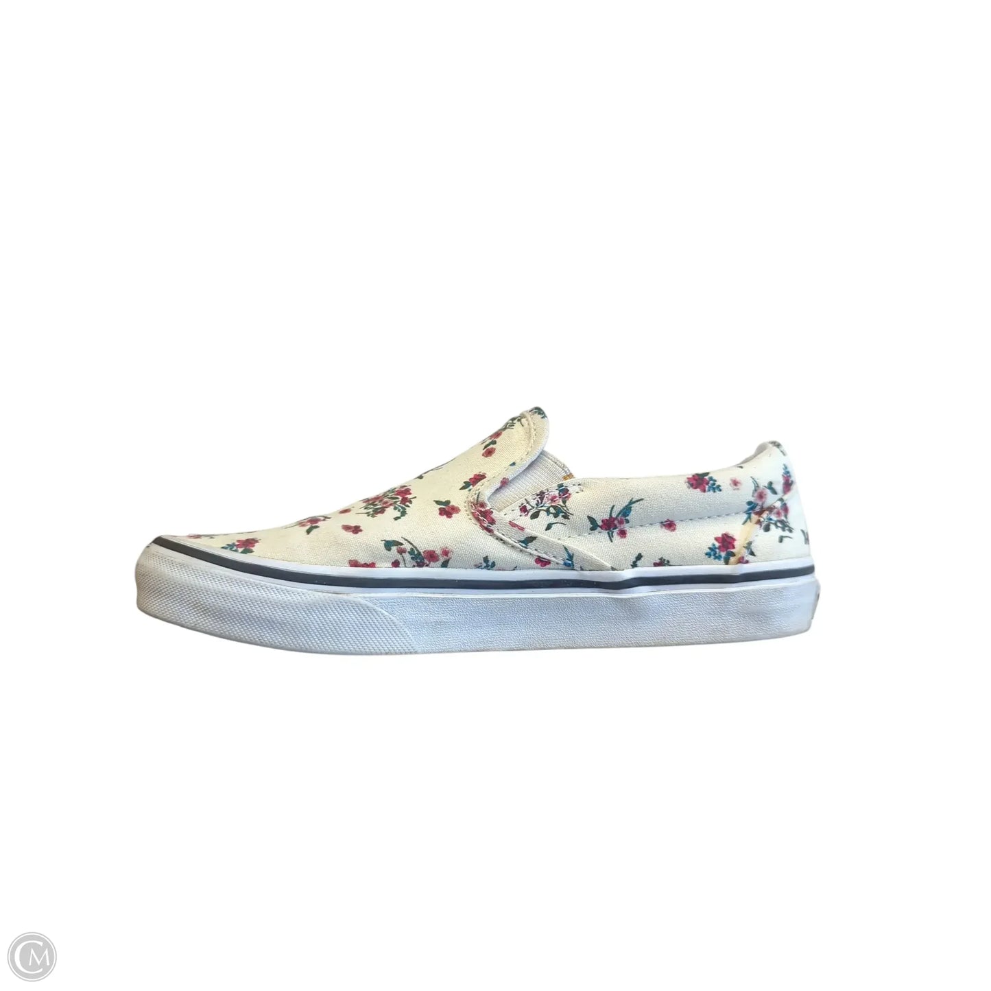 Shoes Flats By Vans In Floral Print, Size: 7